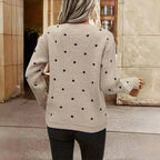 Lunette Polka Knit Sweater