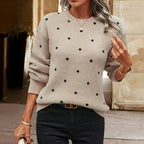 Lunette Polka Knit Sweater