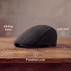 Pinstripe Herringbone Cap