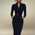 CLARIBEL | REFINED MIDI DRESS