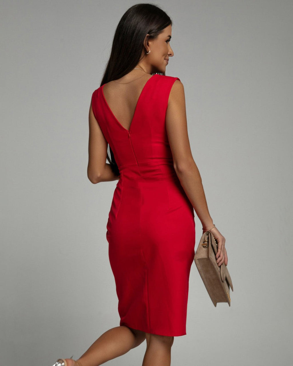 Adrienne | Elegant Midi Dress