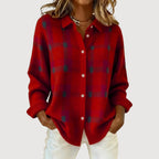 Fiora – Cosy Knit Shirt for Cold-Day Comfort