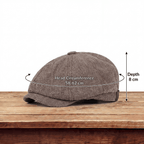 Herringbone Wool Cap