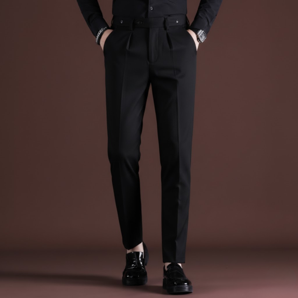 SLIM FIT TROUSERS