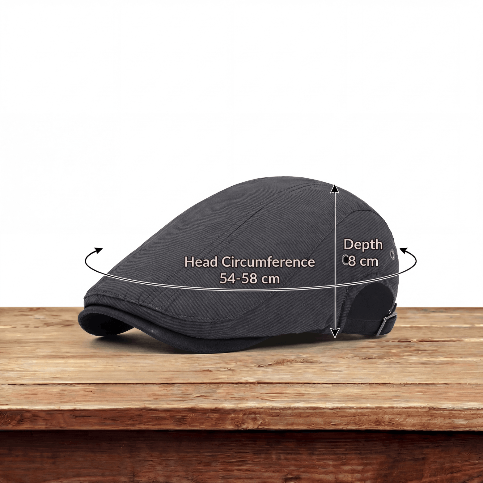 Pinstripe Cotton Cap