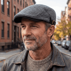 Herringbone Wool Driver Cap