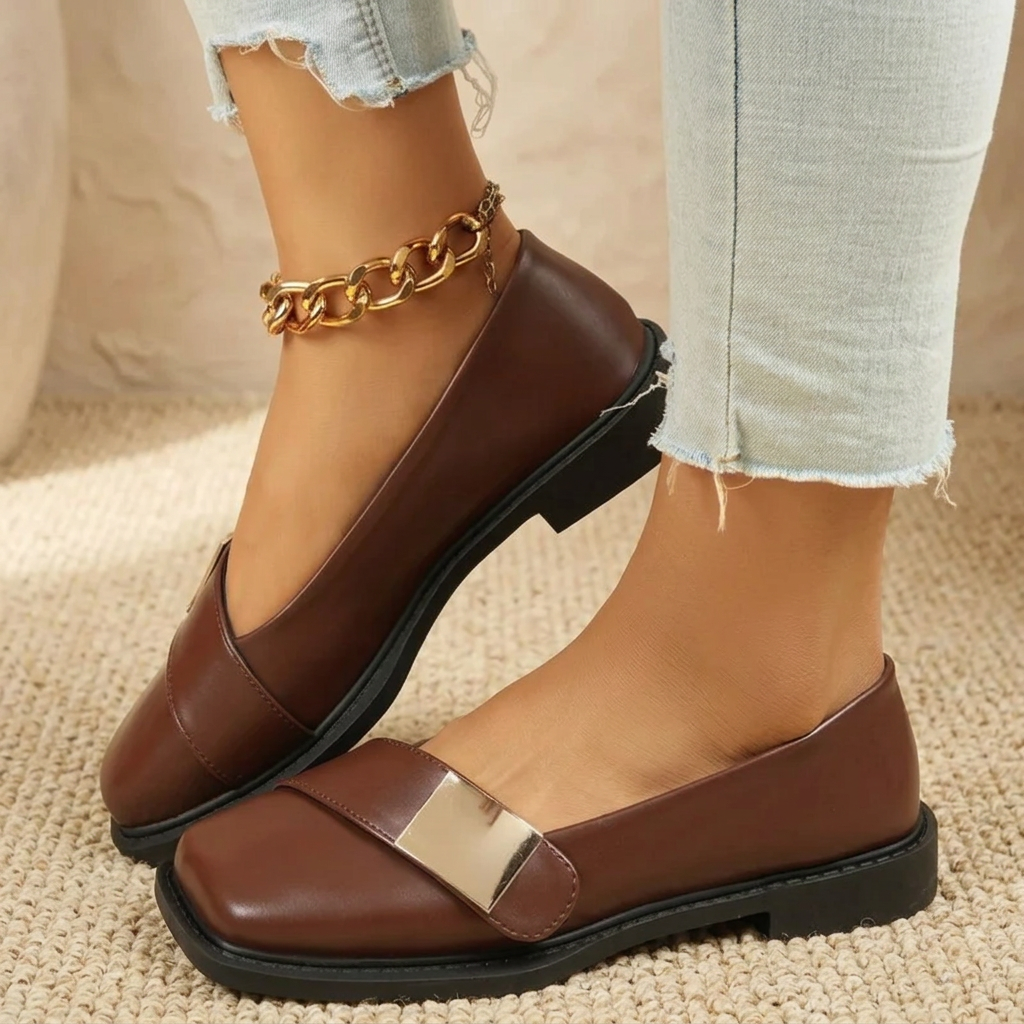 Molly Square Toe Flats
