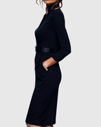CLARIBEL | REFINED MIDI DRESS