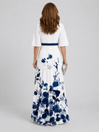 Athena | Halter Bloom Flow Maxi Dress