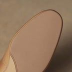 Corinne Leather Round-Toe Mary Jane