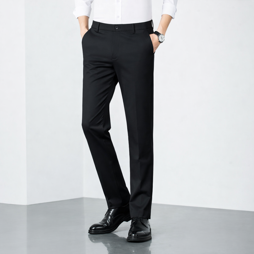 STRAIGHT BUSINESS TROUSERS