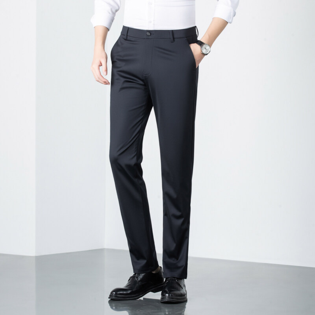 STRAIGHT BUSINESS TROUSERS