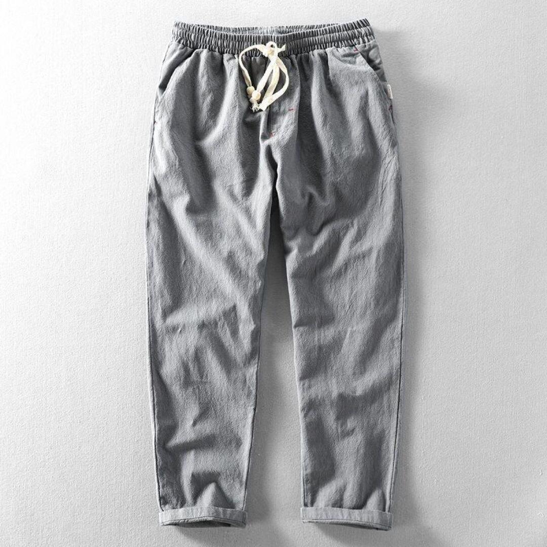 LINEN DRAWSTRING PANTS