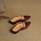 Talia Genuine Leather Mules