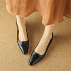 Celene Genuine Leather Heels