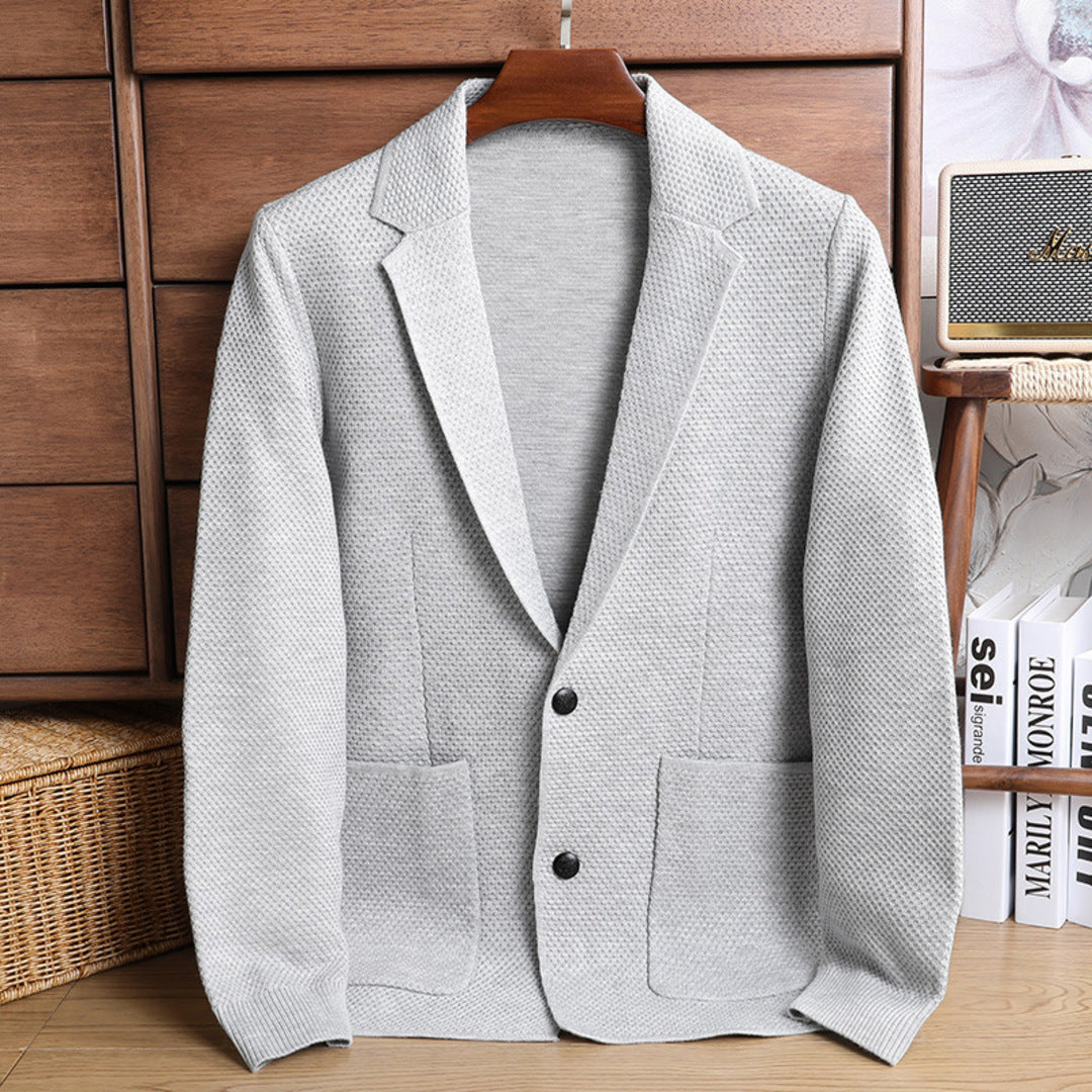 WOOL KNITTED BLAZER