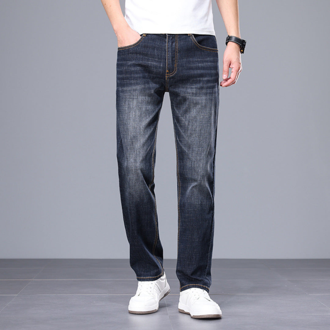 STRAIGHT DENIM PANTS