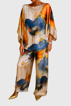 Maelora™ | Satin Two-Piece Women's Set