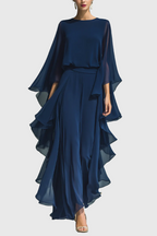 Aurelia | Elegant Flowing Evening Jumpsuit