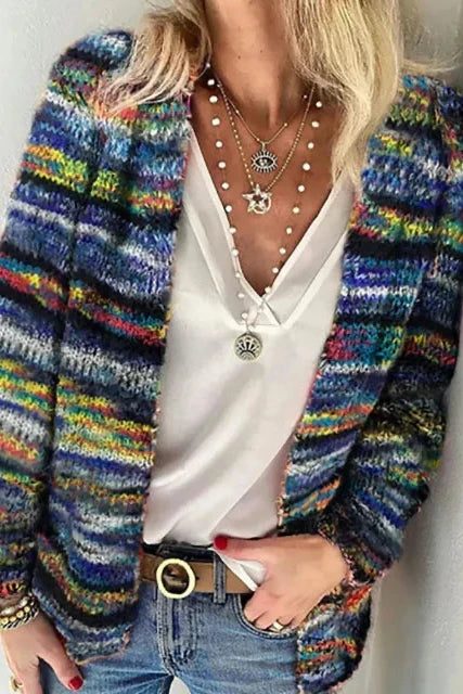  Nola™ | Striped Knit Cardigan
