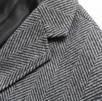 HERRINGBONE WOOL BLAZER