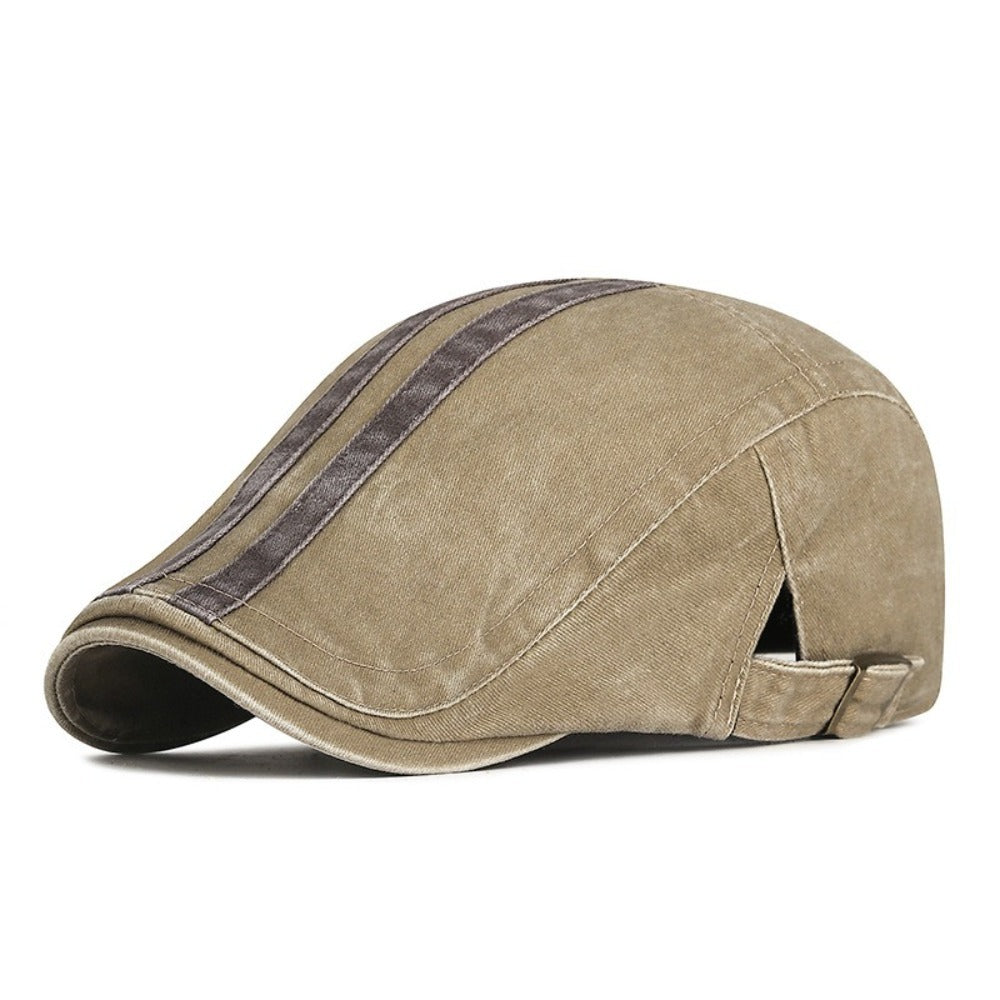 Denim Strip Cap