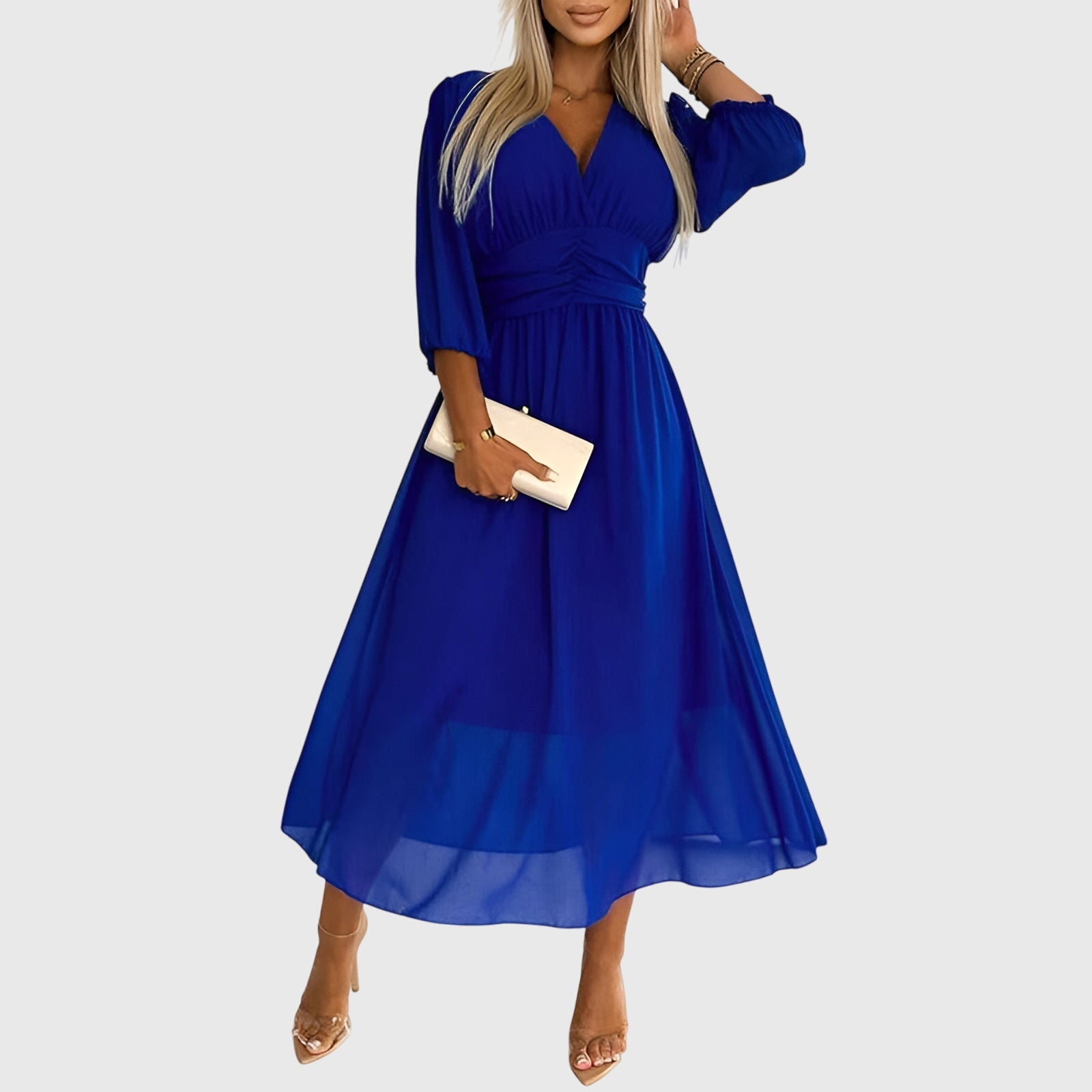 Chloe™ | Lightweight Silky Chiffon Dress