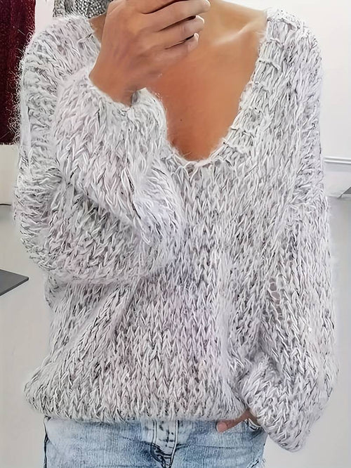 Verissa™ | Knitted  V-neck Sweater