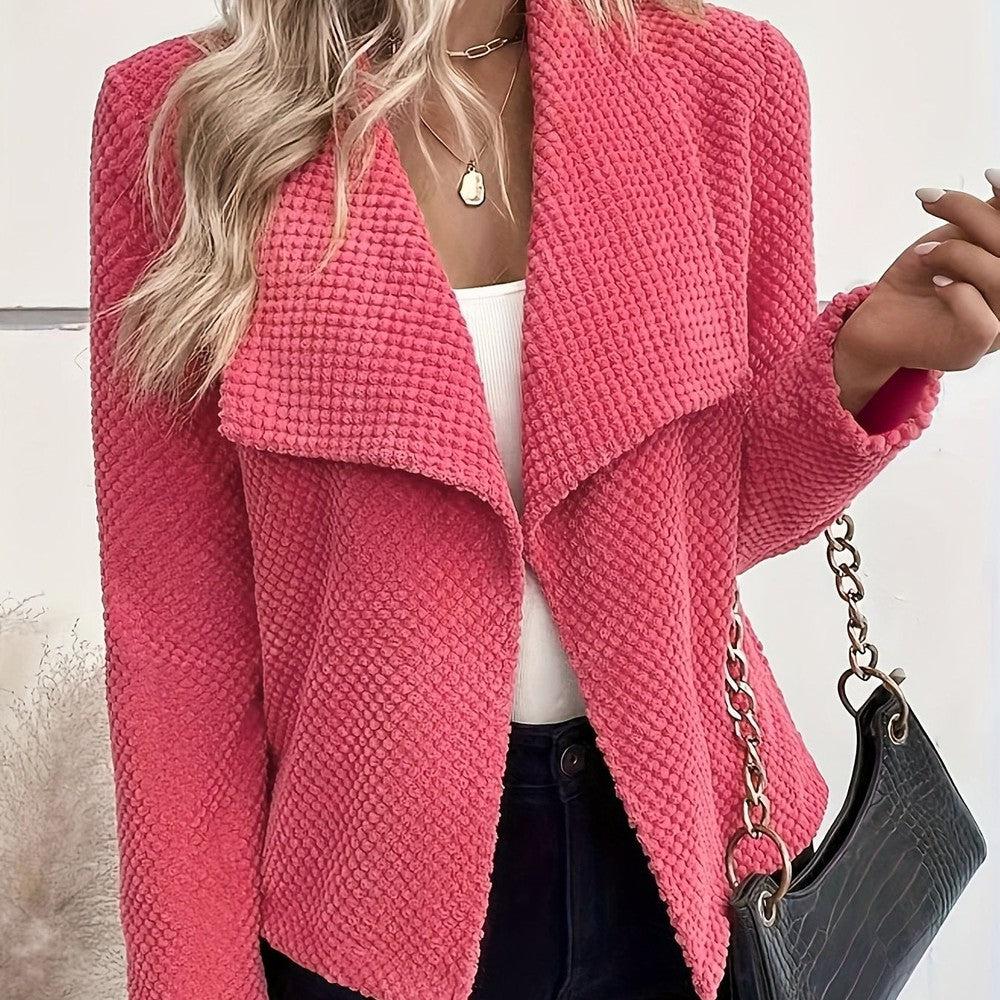 Emberlyn™ | Long Sleeve Plain Cardigan