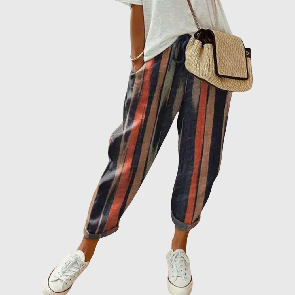 Nicole | Comfortable Cotton Trousers