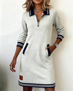 Lucy | Long Sleeve Cotton Dress