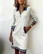 Lucy | Long Sleeve Cotton Dress
