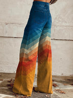 Juliette | Retro Zigzag Pants