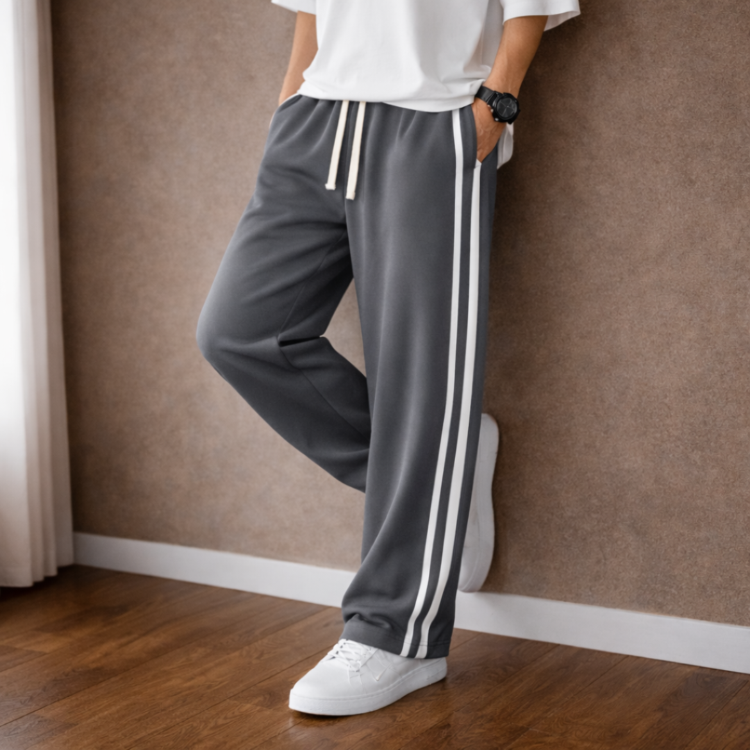 STRIPE TRACK TROUSERS